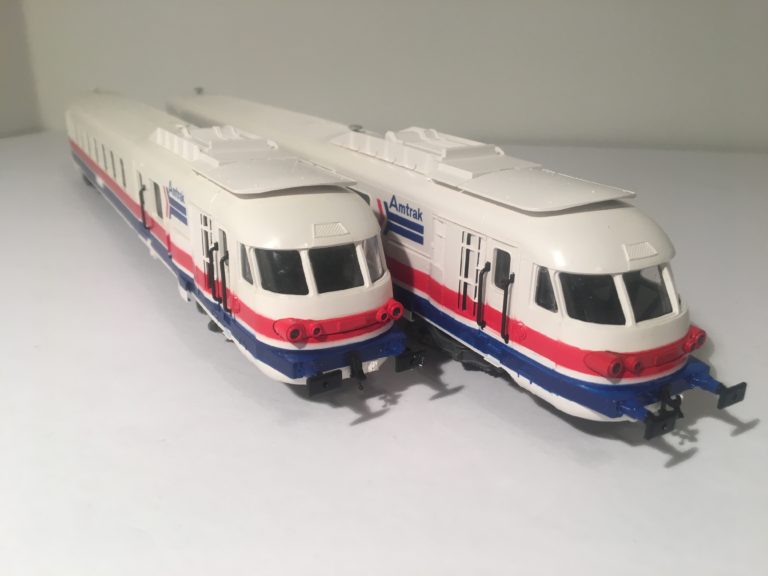 Les turbotrains Turboliner en Amérique et les RTG Jouef