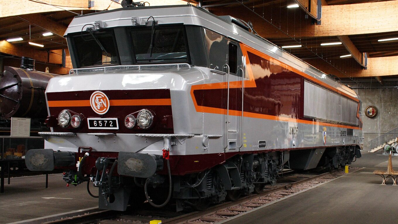 La CC 6572 conservée au musée du train de Mulhouse
