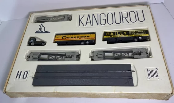 Le premier coffret Kangourou Jouef mis sur le marché à la fin des années 60