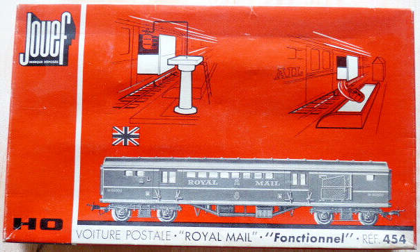 La boîte Jouef du wagon postal Royal Mail de Jouef